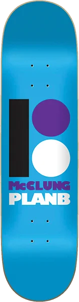 Freestyle Skateboard Deck-Plan B Mcclung Original Skateboard Deck -8.12 DECK ONLY