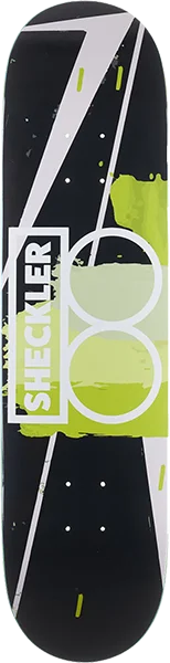 Skateboard Deck with Iconic Skate Brands-Plan B Sheckler Mixed Media Skateboard Deck -8.25 DECK ONLY