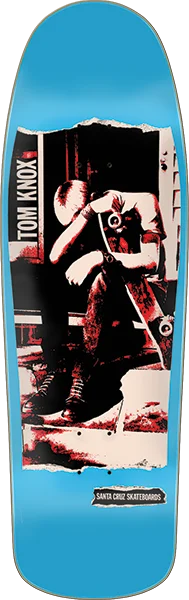 Skateboard Deck with Pro-Endorsed Design-Santa Cruz Knox Punk Skateboard Deck -9.89x31.75 Reissue DECK ONLY