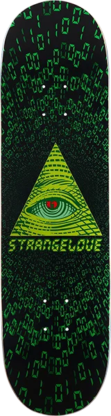 Skateboard Deck with Heavy-Duty Build-Strangelove All Seeing Eye Skateboard Deck -8.0 DECK ONLY