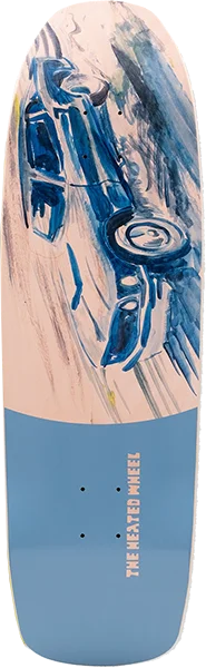 Skateboard Deck with Bold Colors-Thw Fast Lane Skateboard Deck -9.5x32 DECK ONLY