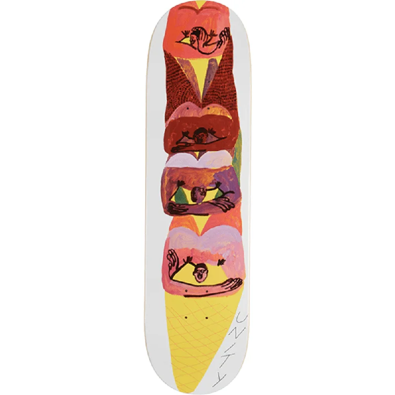 Custom Skateboard Deck-Unity Ice Cream Cone Skateboard Deck -8.25 DECK ONLY