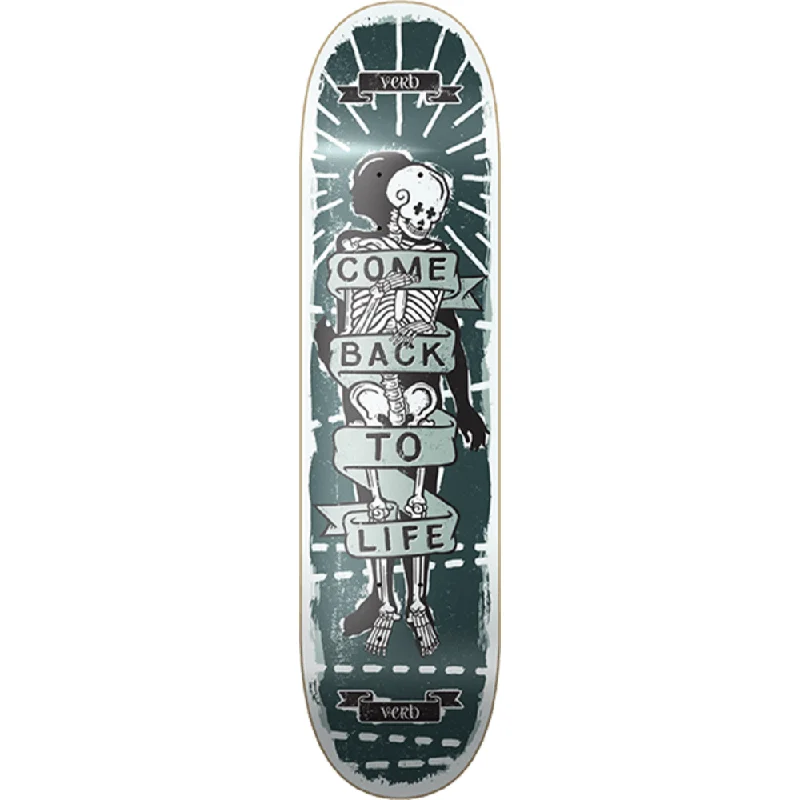 Skateboard Deck with Perfect Weight Distribution-Verb Artist Series Bruce Mckay Come Back Skateboard Deck -8.3 DECK ONLY