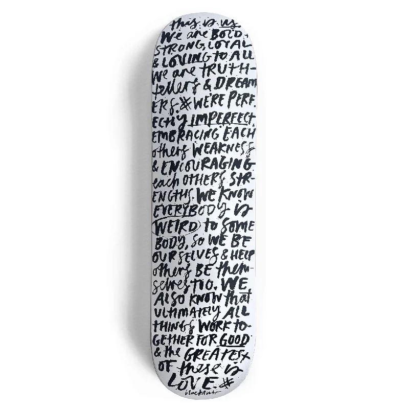 Skateboard with Shock Absorption-FAMILY MANTRA SKATEBOARD