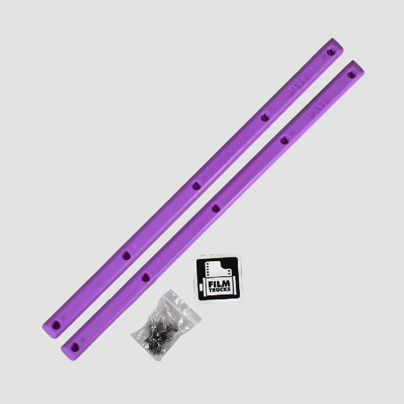 Skateboard Rails With Protective Edges-Film Trucks Parking Block Rails Purple