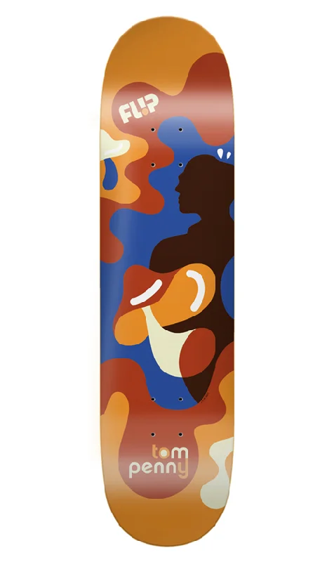 Skateboard Deck with Kicktail-Flip Kaja Tom Penny Deck 8.25in