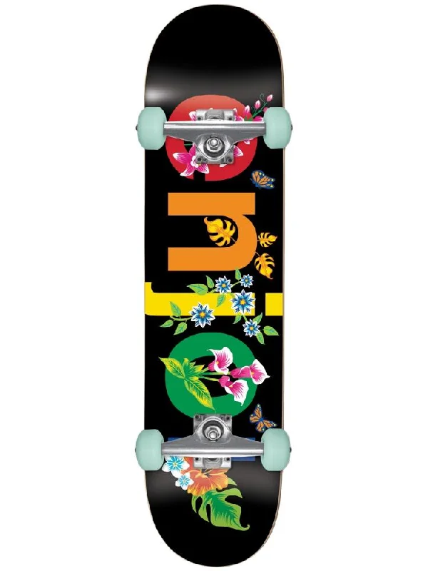 Skateboard with Full Customization-Flowers Resin Enjoi Complete Skateboard 8.0"