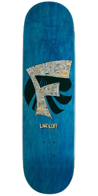 Skateboard Deck with Shallow Concave-Foundation Lindloff F Stuff Skateboard Deck - 8.50"