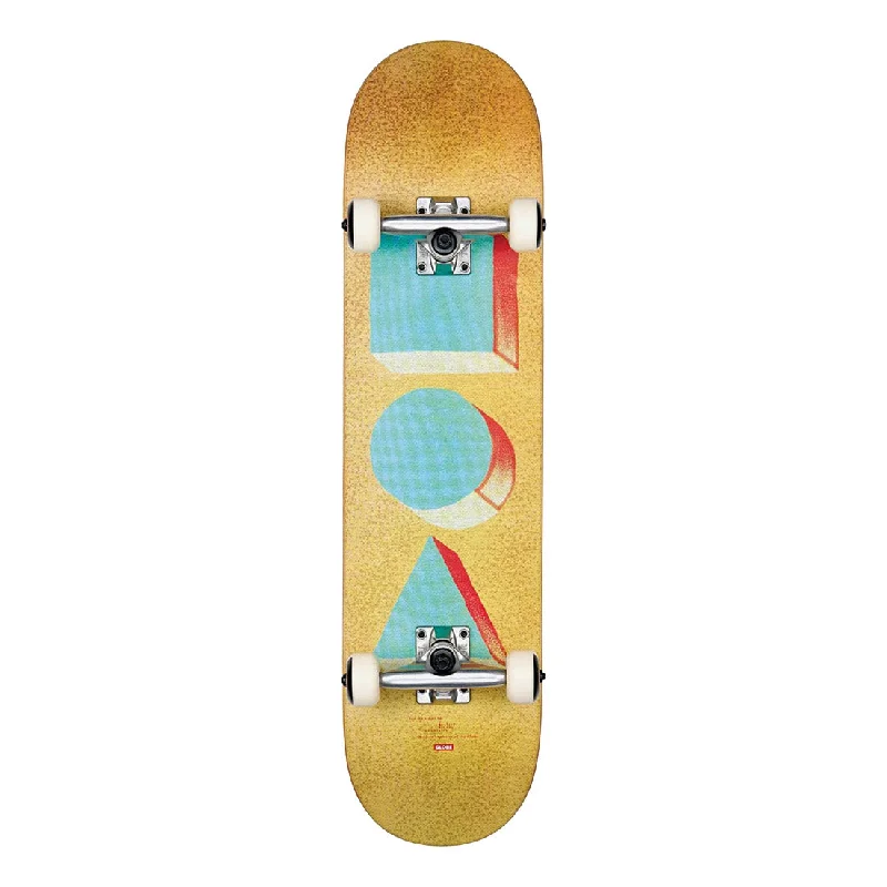 Skateboard for Girls-Globe G1 D Stack Complete Blue/Orange 7.75"