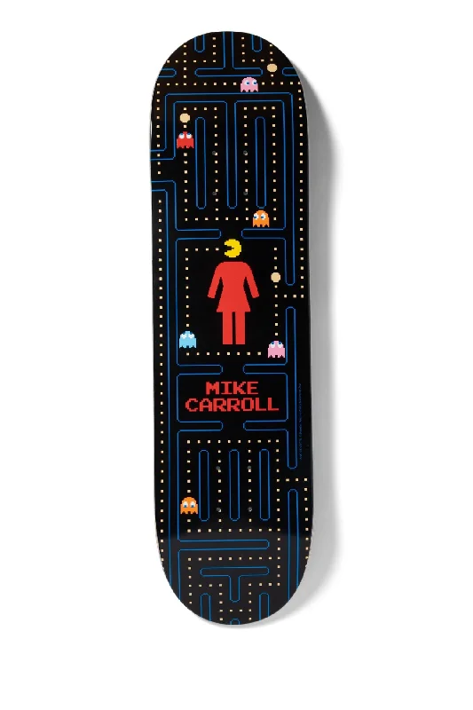 Skateboard Deck with Classic Skater Vibe-Girl Skateboard Pac-Man Special Edition Mike Carroll Skateboard Deck - 8.375"