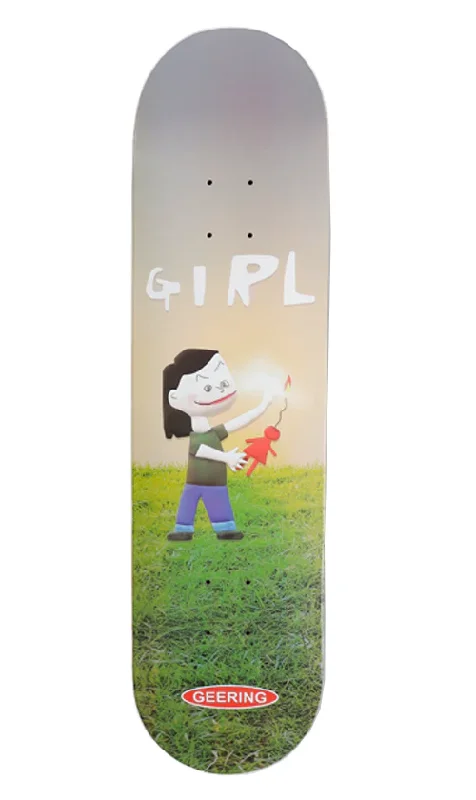 Skateboard Deck with Seamless Finish-Girl WR42 New Pro One-Off Breana Geering Deck 8.25in