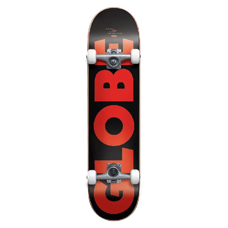 Skateboard for Beginners-Globe G0 Fubar Complete Black/Red 7.75"