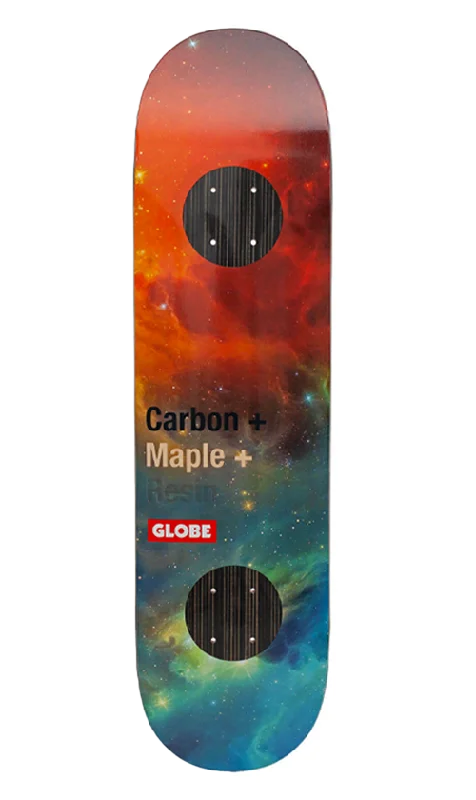 Skateboard Deck with Carbon Fiber-Globe G3 Bar Skateboard Deck Impact/Nebula 8.125in