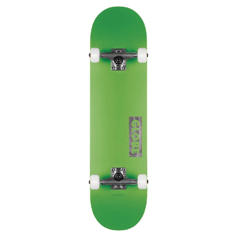 Skateboard with Concave Deck-Globe Goodstock Complete Neon Green 8.0"