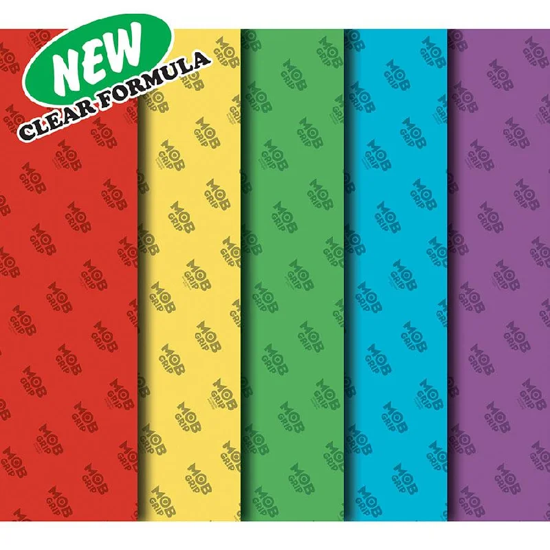 Skateboard Grip Tape for Seamless Rides-MOB Grip Colored Transparent 9"x33"