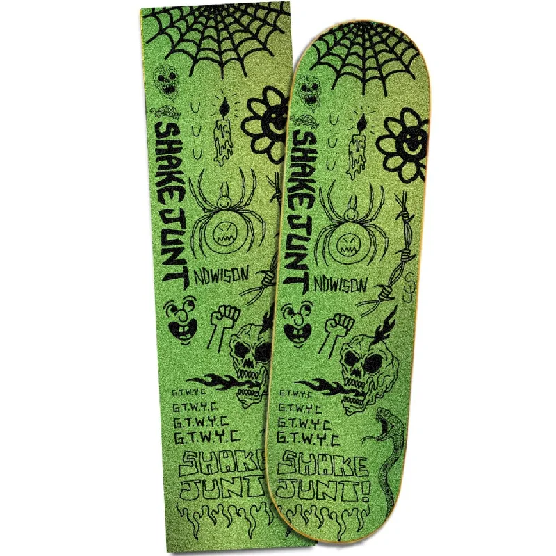 Skateboard Grip Tape for Improved Foot Lock-Shake Junt Lotties Grip Tape