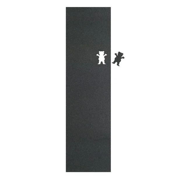 Skateboard Grip Tape with Shock Absorption-Grizzly Bear Cut out (Regular) Griptape Sheet