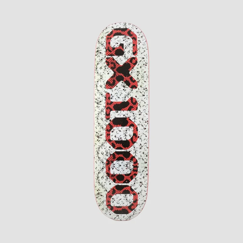 Skateboard Deck with Natural Wood Finish-GX1000 OG Scales 2 Skateboard Deck Red - 8.75"