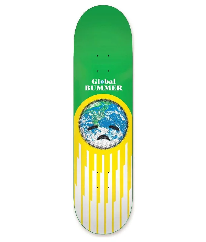 Skateboard Deck for Daily Commutes-Habitat Global Bummer Green Skateboard Deck - 8.25"