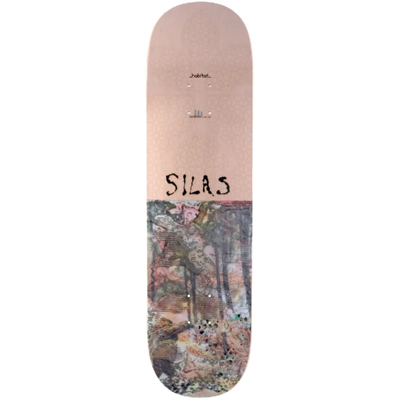 Skateboard Deck with Premium Grade Maple-Habitat Jazz Leeb Silas Skateboard Deck - 8.50"