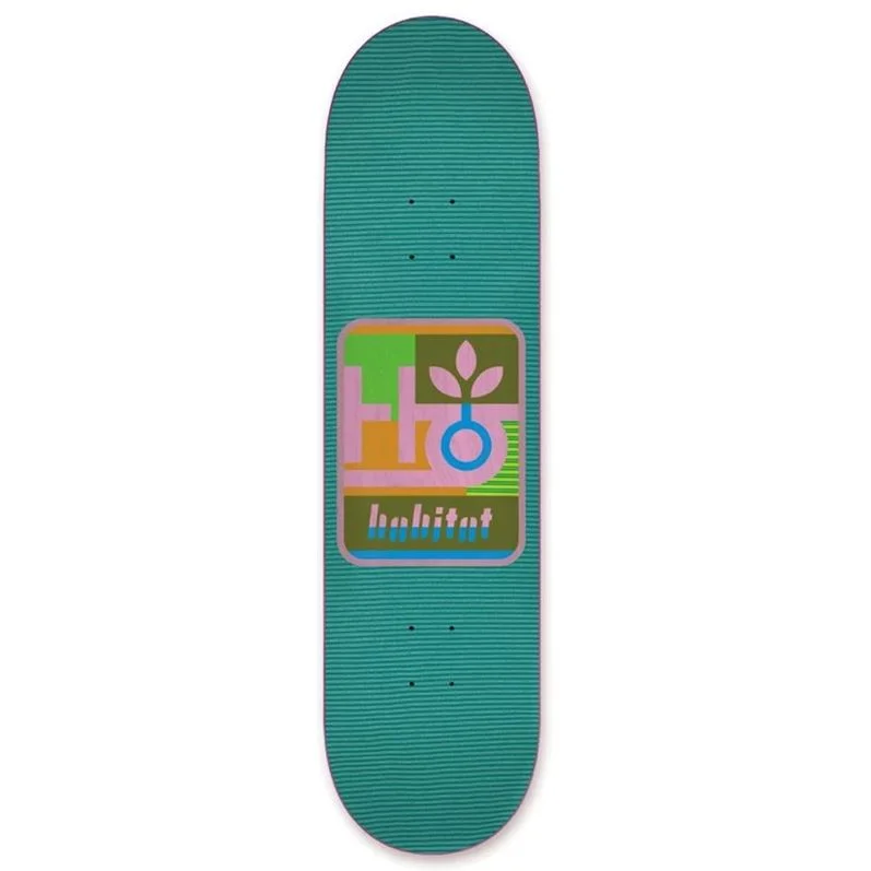 Skateboard Deck with Shock Absorption-Habitat Mod Pod Green Skateboard Deck - 8.25"