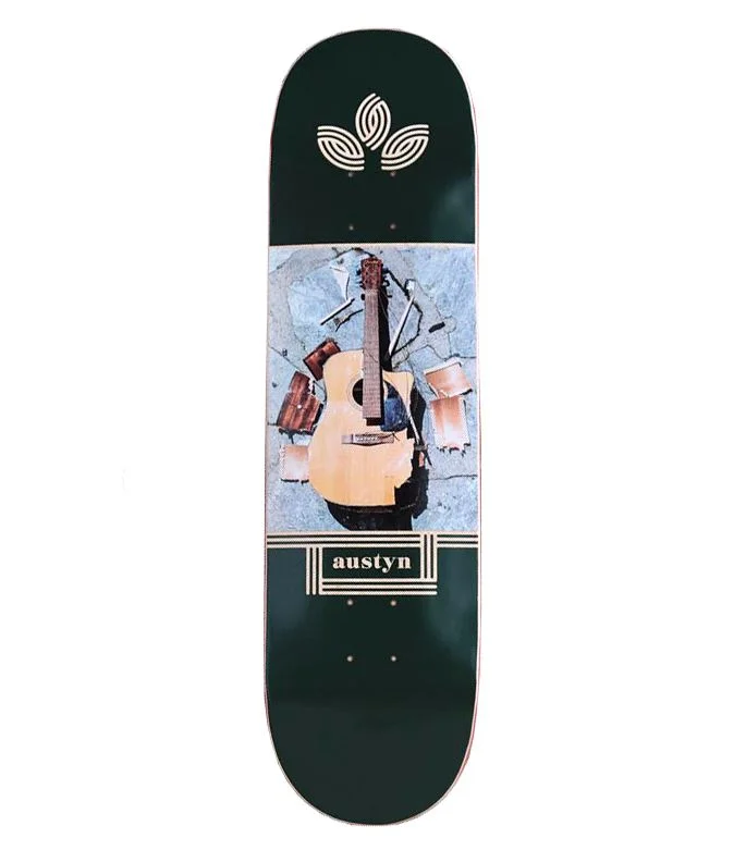 Skateboard Deck with Premium Grade Maple-Habitat Skateboards Austyn Gillette Resolved Skateboard Deck - 8.25"