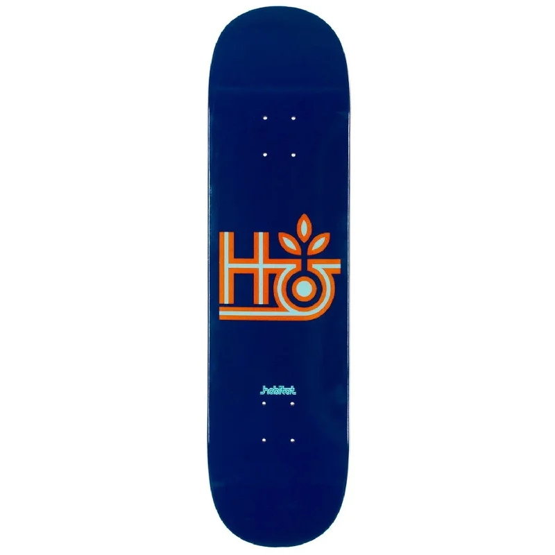 Skateboard Deck with High-Quality Veneers-Habitat TriColor Pod Blue Skateboard Deck - 7.875"