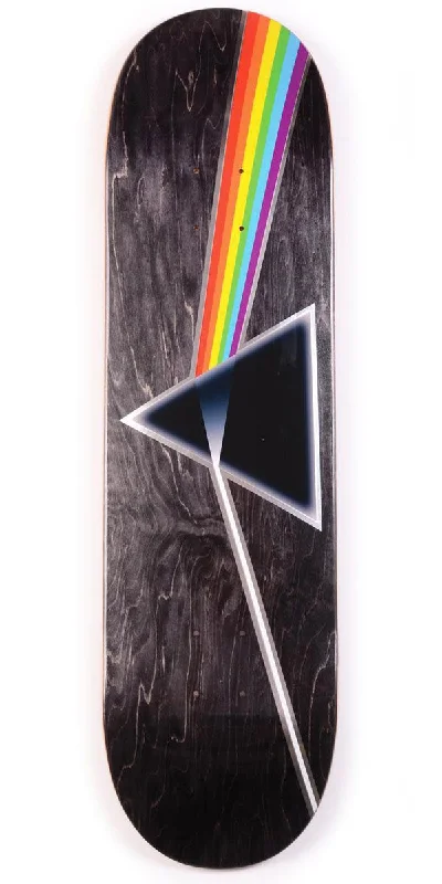 Skateboard Deck for Vert Skating-Habitat x Pink Floyd Dark Side of the Moon Skateboard Deck - Black - 8.25"