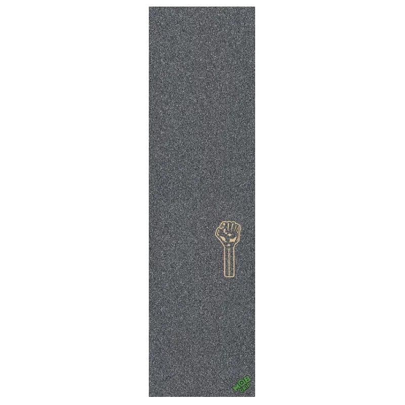 Skateboard Grip Tape for Daily Commutes-Hardies X Mob Laser-cut Griptape 9'' - Black