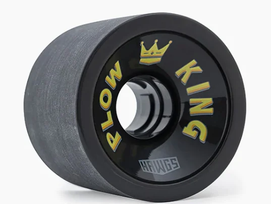 Skateboard Wheels with Glossy Finish-Hawgs Landyachtz Plow King 72mm Wheels