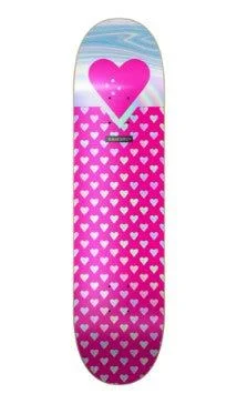 Skateboard Deck for Control-Heart Supply HS - Pink Sweathearts Foil Skateboard Deck Pink 7.75