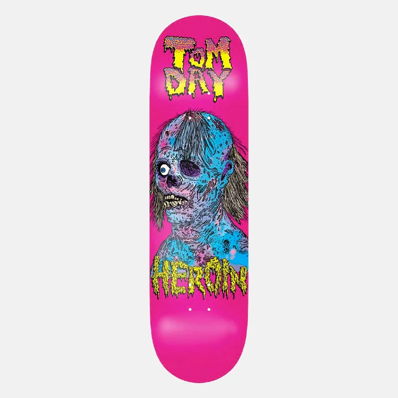 Skateboard Deck with Innovative Design-Heroin Skateboards - 8.75" Tom Day Face Melter Skateboard Deck