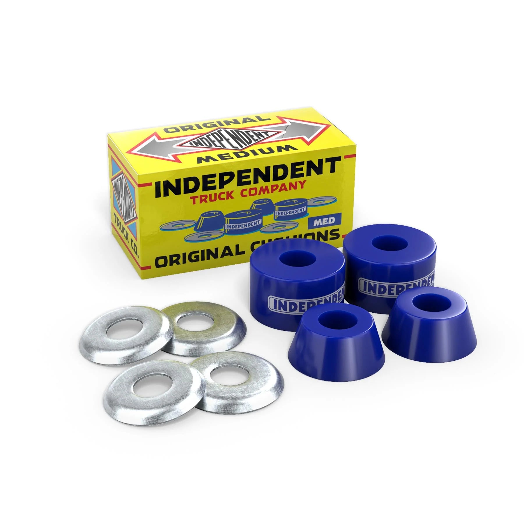 Ergonomic Skateboard Hardware-Independent Bushings Stages 1-7 Blue Original Medium 92A