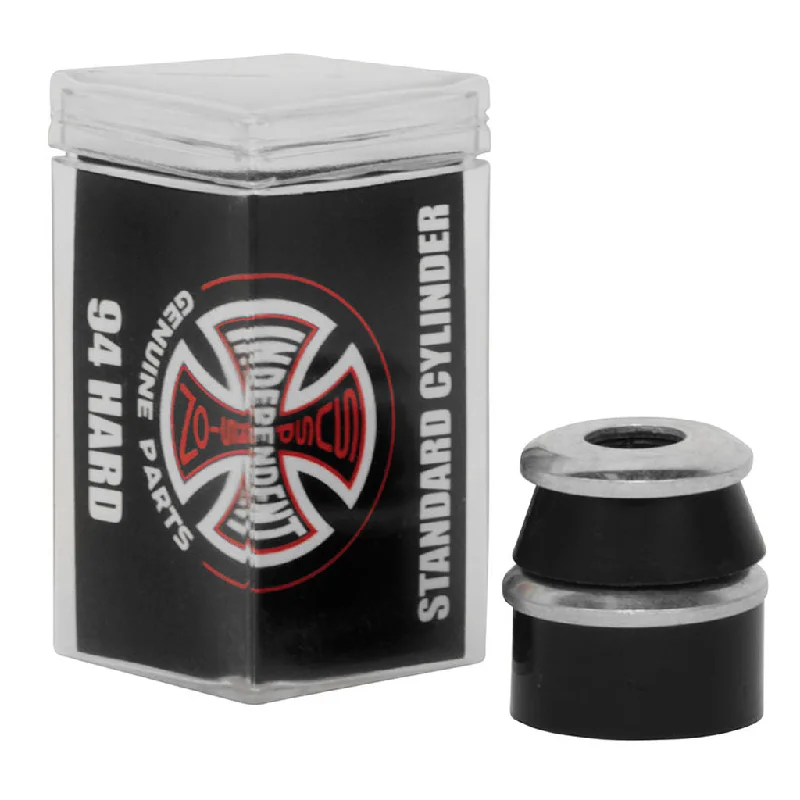 Skateboard Hardware With Reinforced Threads-Independent Bushings Standard Cylinder 94A Hard Black