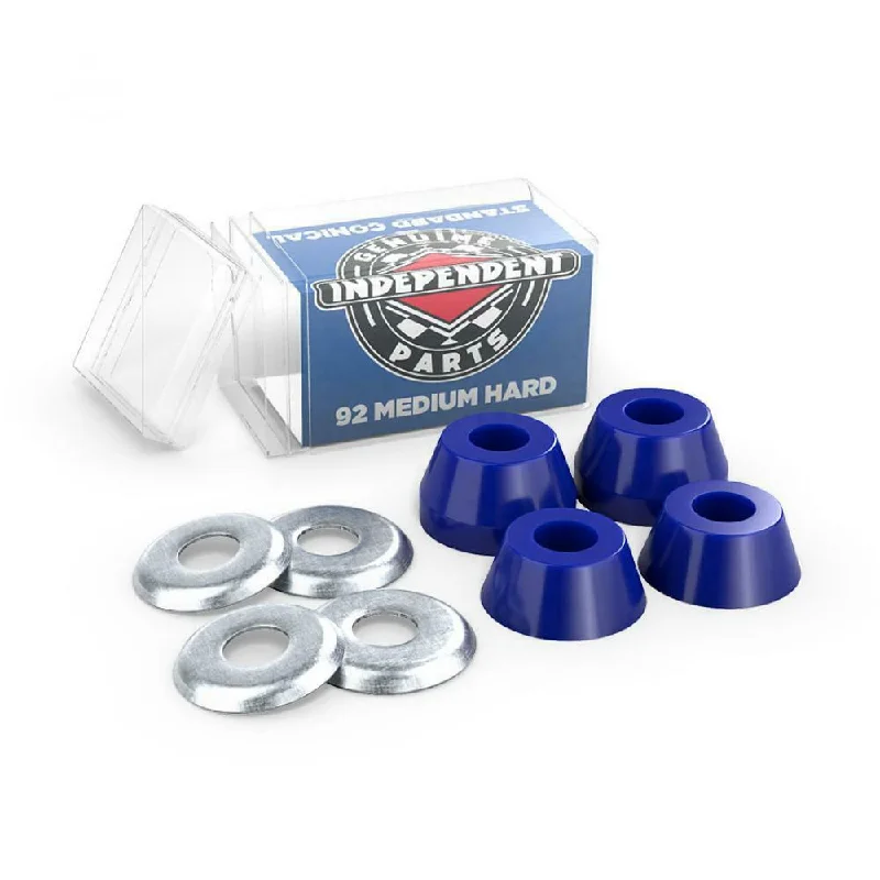 Corrosion-Resistant Skateboard Hardware-Independent Trucks Suspension Cushions Medium Hard Conical Bushings 92A - Blue