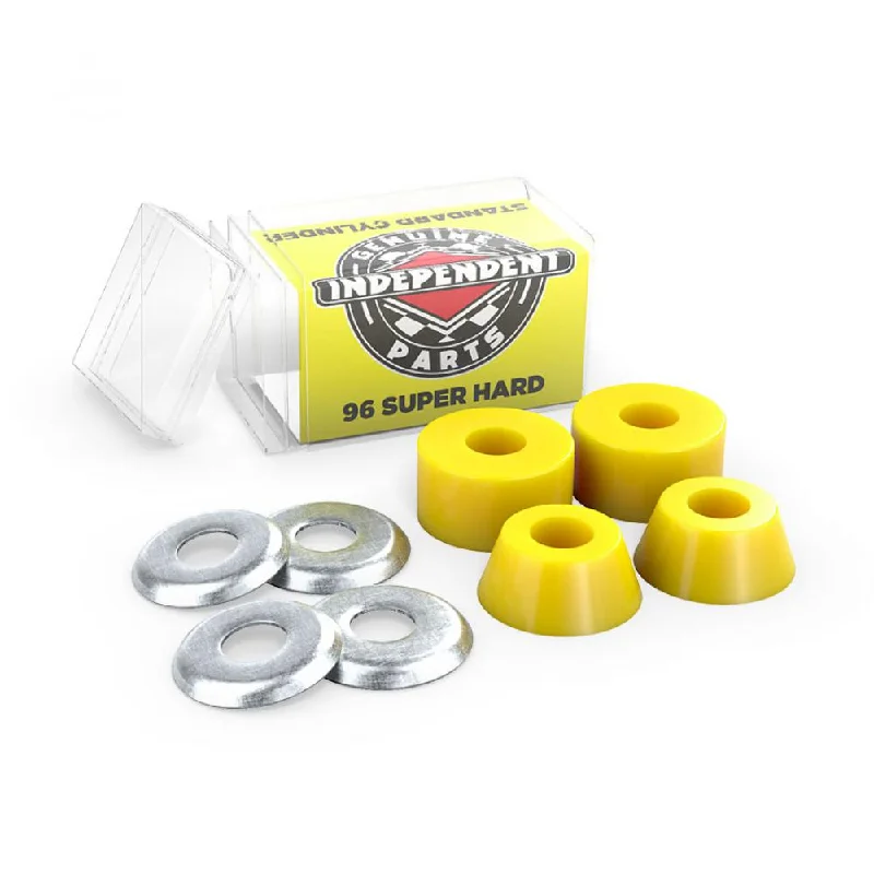 Lightweight And Strong Skateboard Hardware-Independent Trucks Suspension Cushions Super Hard Cylinder Bushings 96A - Yellow