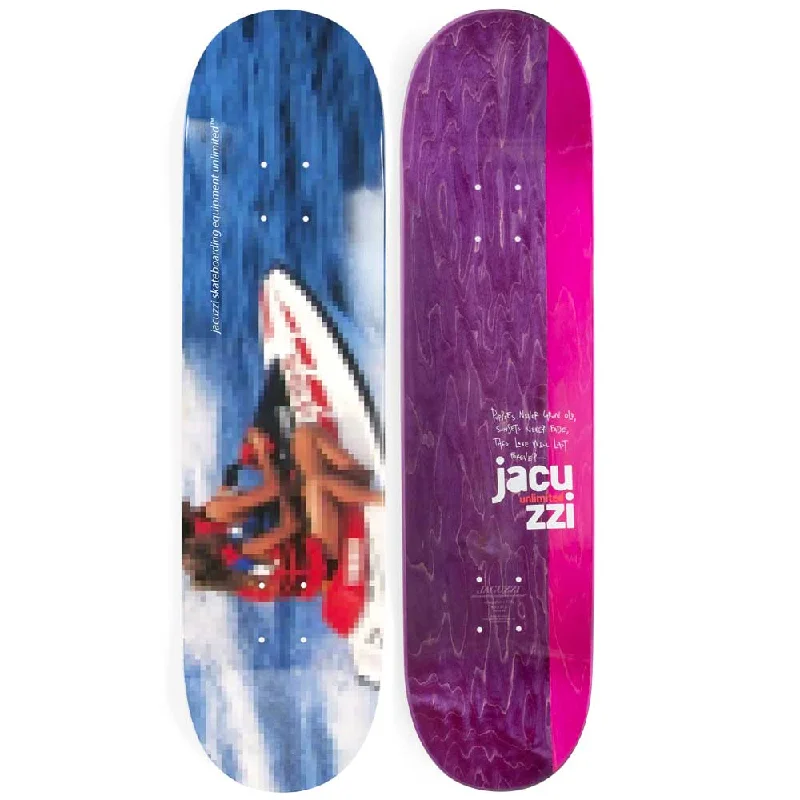 Skateboard Deck with Rounded Nose-Jacuzzi Skateboards Sea Monsters Skateboard Deck 8.0"