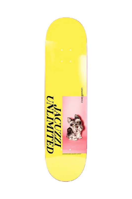 Skateboard Deck with Pointed Nose-Jacuzzi Unlimited Caswell Berry Bear - Ex7 Multi Skateboard Deck - 8.25"