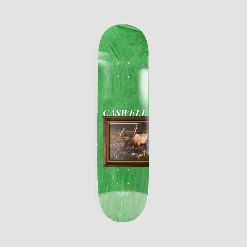 Skateboard Deck for Skateboarding Schools-Jacuzzi Unlimited Caswell Berry Venison EX7 Skateboard Deck Green - 8.5"