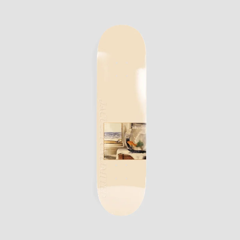 Skateboard Deck with Power Transfer-Jacuzzi Unlimited Fish Bowl EX7 Skateboard Deck Sand - 8.25"