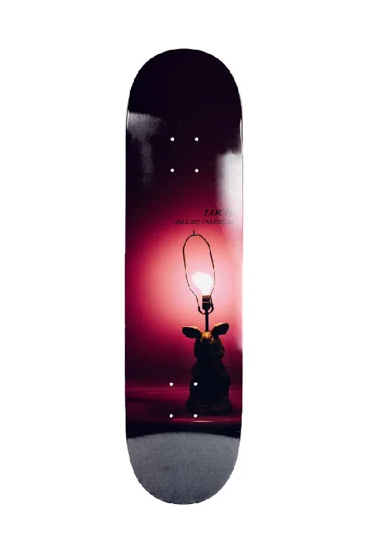 Skateboard Deck with Power Transfer-Jacuzzi Unlimited Louie Barletta Bunny Lamp - Ex7 Skateboard Deck Black 8.75''