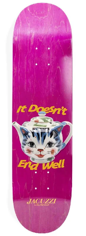 Skateboard Deck for Freeriding-Jacuzzi Unlimited Tea Pot EX7 Deck Pink Skateboard Deck - 8.5"