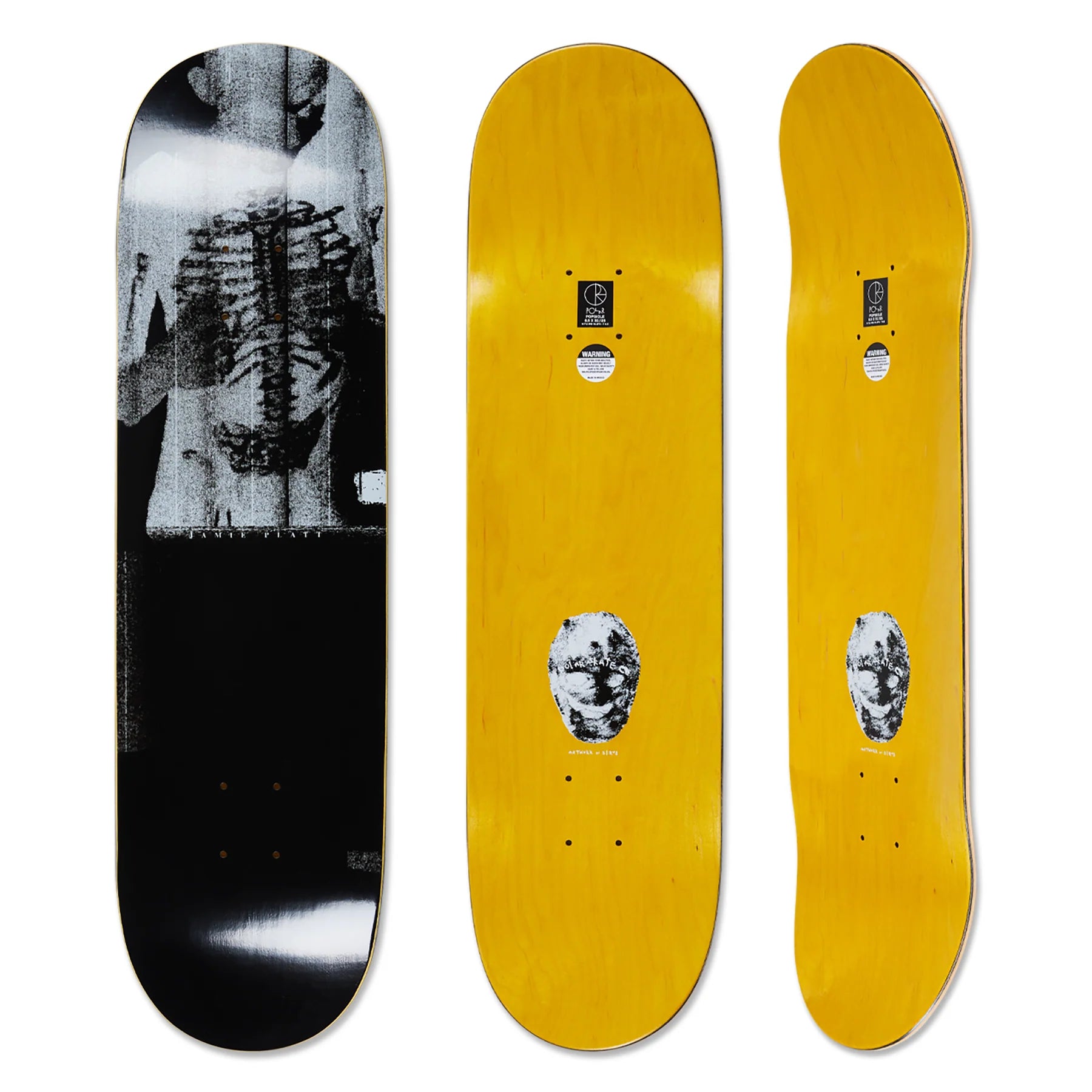 Skateboard Deck with Refined Balance-Jamie Platt Skeleton Kid | 8.5"