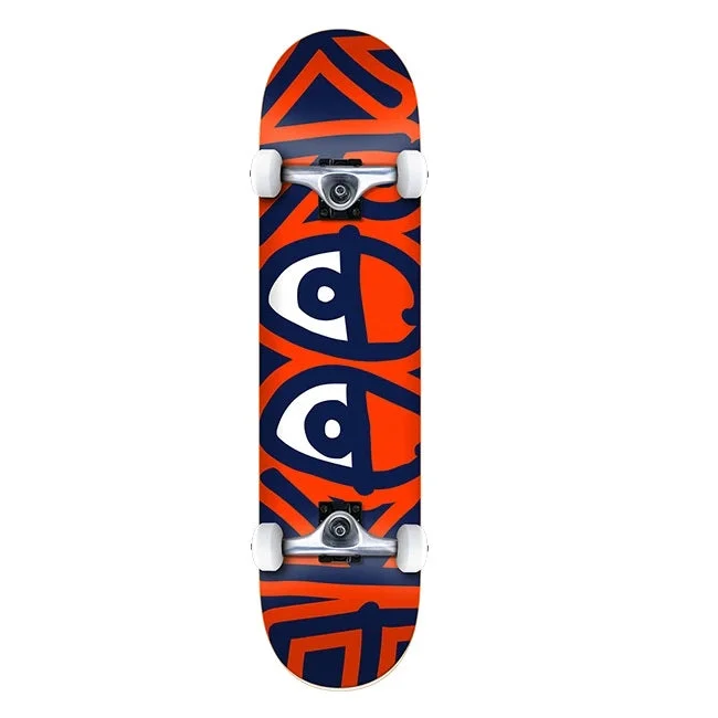 Skateboard for Urban Commuting-Krooked Bigger Eyes Skateboard Complete 8.0" - Red