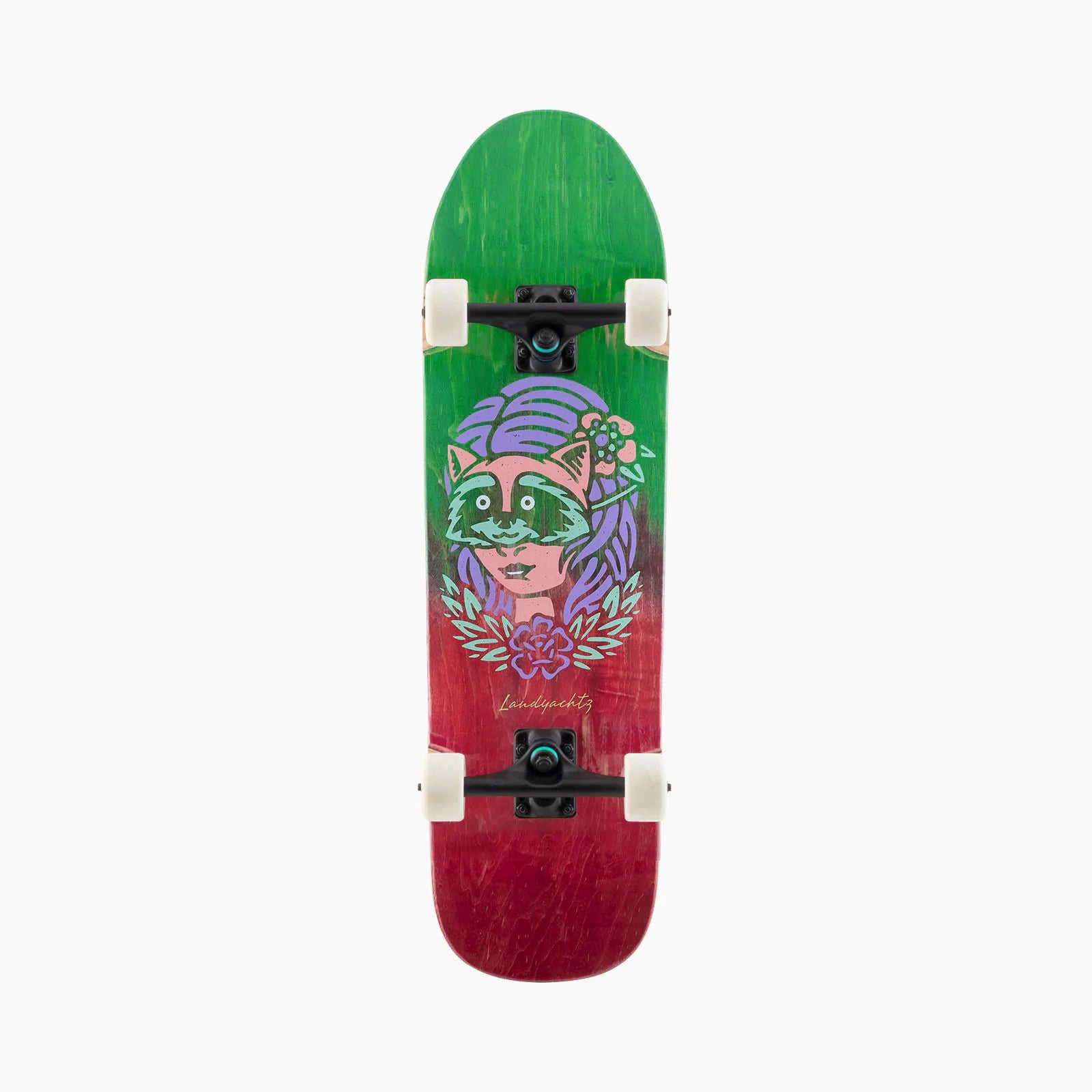 Skateboard for Kids-Landyachtz ATV Perfecto Raccoon Complete