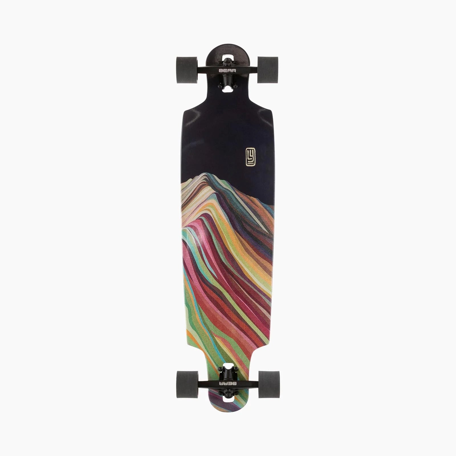 Skateboard for Beginners-Landyachtz Drop Cat 38 Dune Longboard Complete