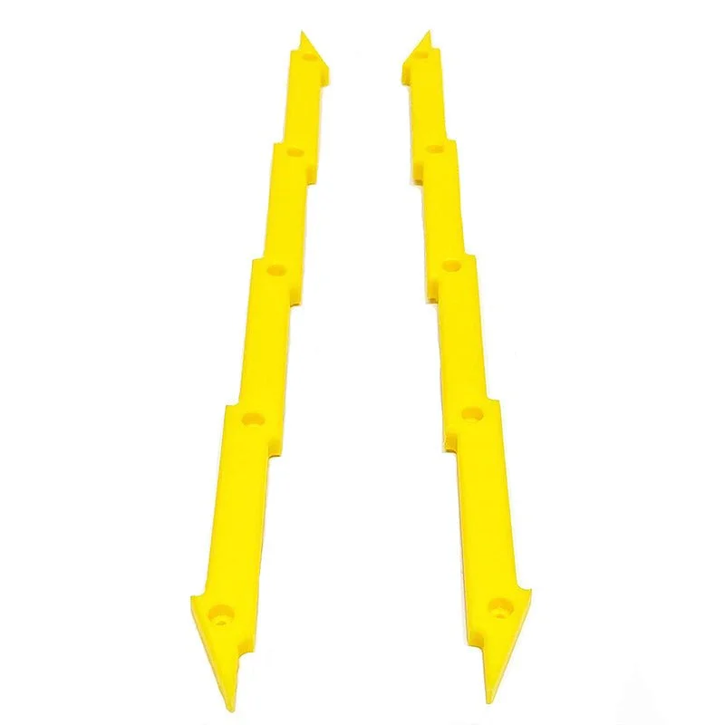 Classic Design Skateboard Rails-Lil Jawns 13.5" Jawn Bolts Yellow Skateboard Rails