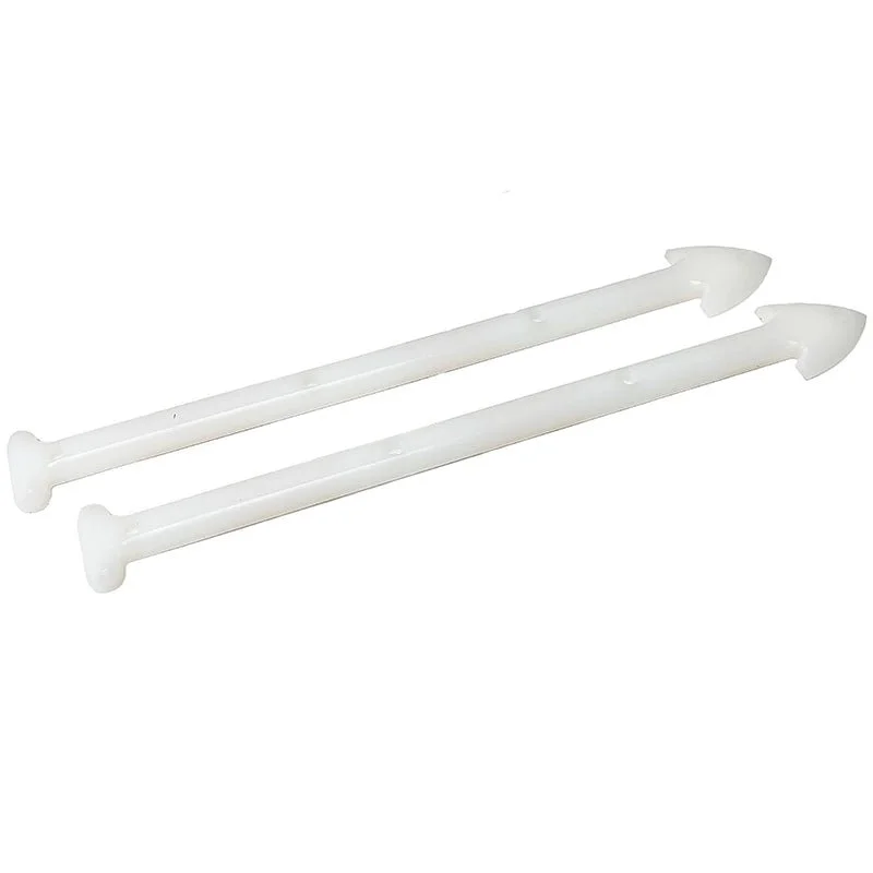 Long Skateboard Rails-Lil Jawns 13.5" White Dick Jawns Skateboard Rails