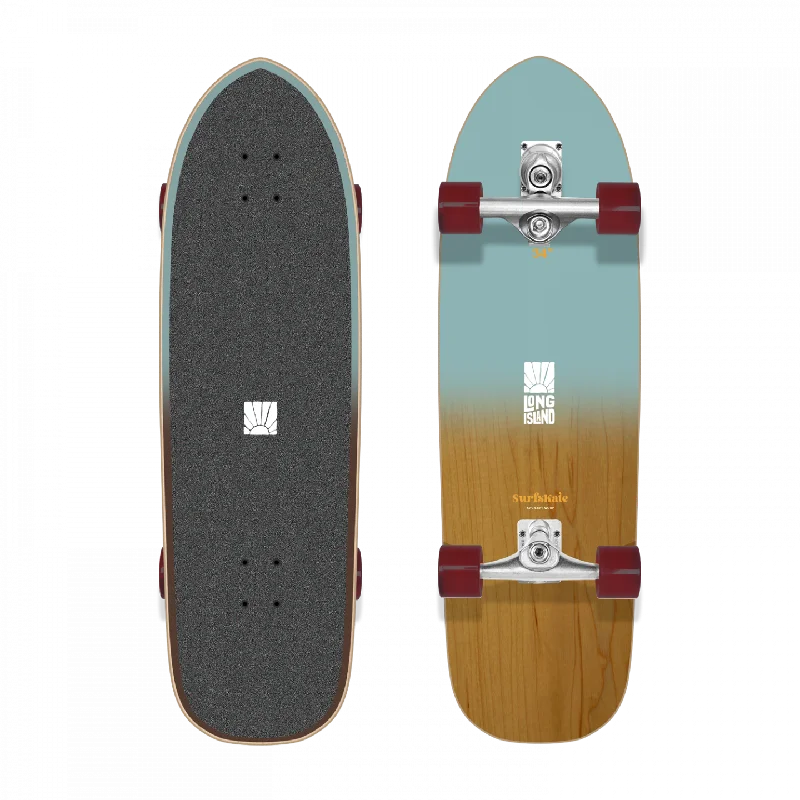 Adults' Skateboard-Long Island Fog Haze 34″ Surfskate Skateboard