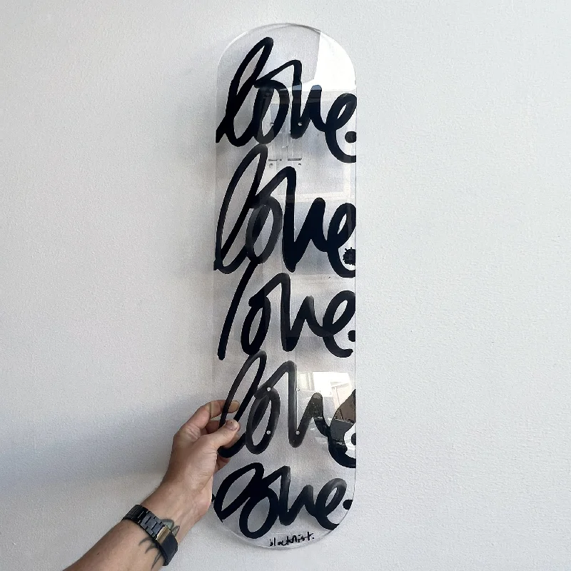 Skateboard for Vert Skating-"LOVE" ACRYLIC SKATEBOARD